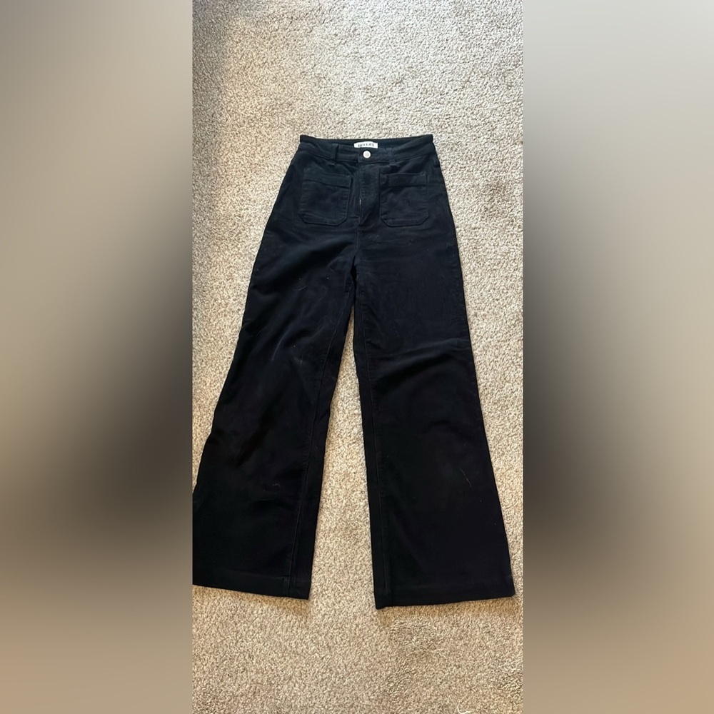 Rollas Black Sailor Pants Cords